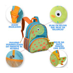 Mochila de Costas Dinossauro verde 13" Clio Pets CP24509D