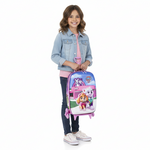 Mochila de Rodinhas 3D Paw Patrol Rosa