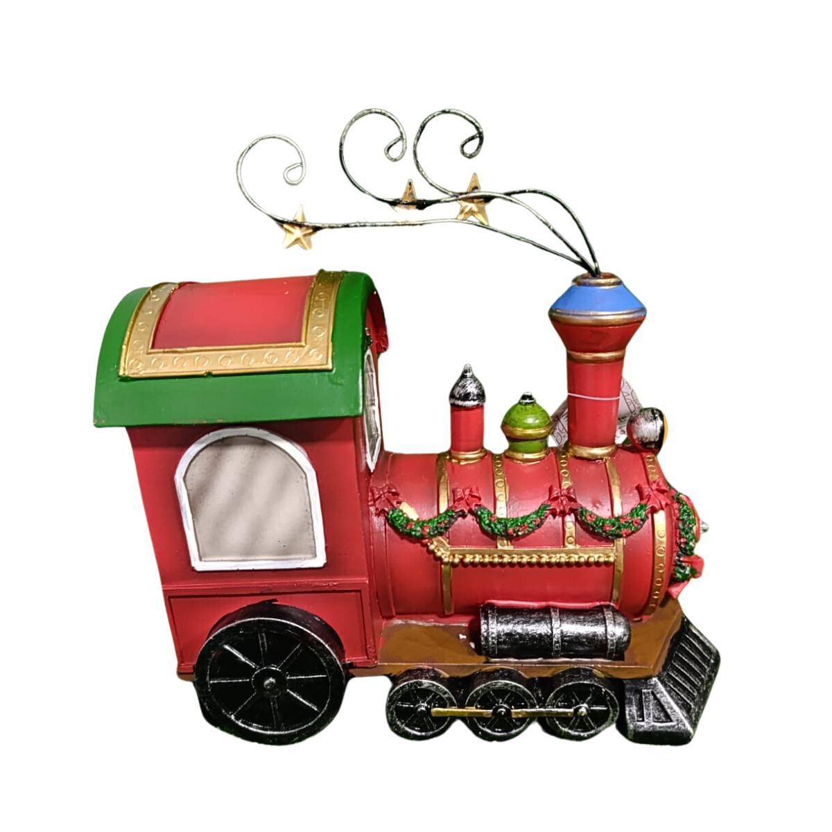 Adorno Natalino Trem do Papai Noel C/Led Grillo 56822