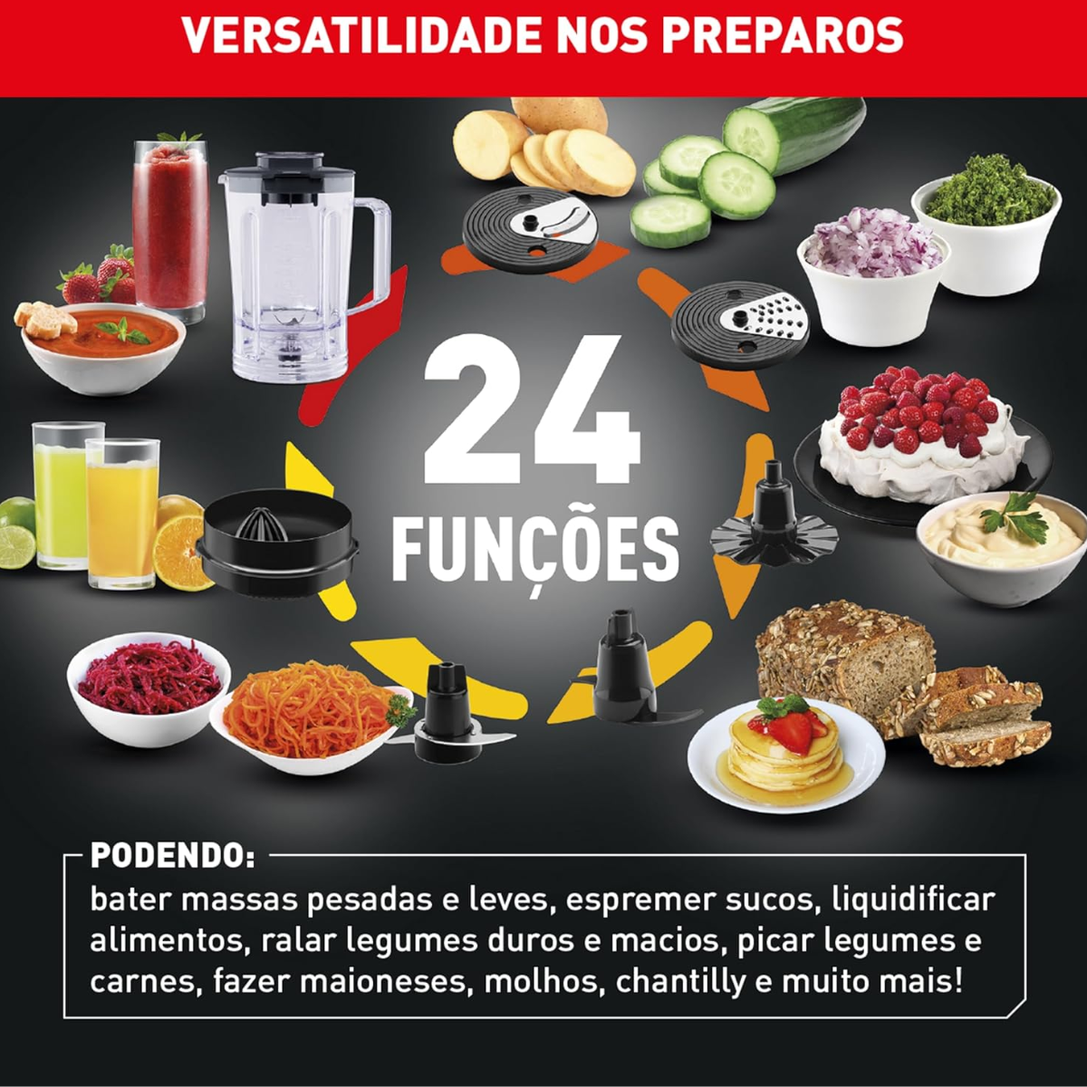 Multichef 24 Funções Cinza - Arno