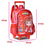 Mochila De Carrinho Aventureira Vermelha 16" AV24033K Clio - Loja Do Thor