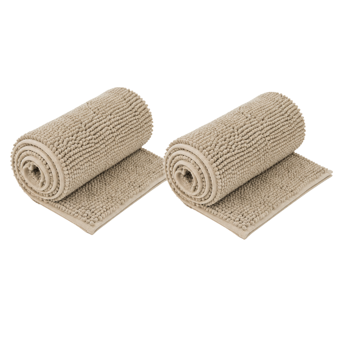 Conjunto de 2 Passadeiras Dallas Bege 40 cm x 1,00m  Corttex