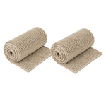 Conjunto de 2 Passadeiras Dallas Bege 40 cm x 1,00m  Corttex