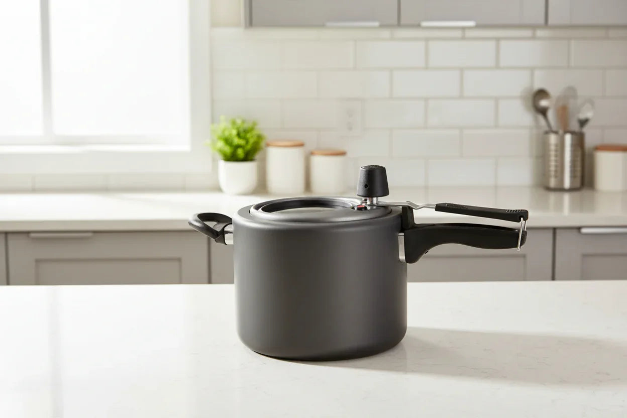 Panela de Pressao Grafite 4,5L C/ Visor de Vidro 6030 MTA - Loja Do Thor