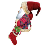 Papai Noel Sentado Vermelho com Verde 45cm Florarte 57499001 - Loja Do Thor