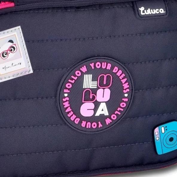 Estojo Box Preto Luluca LU24640