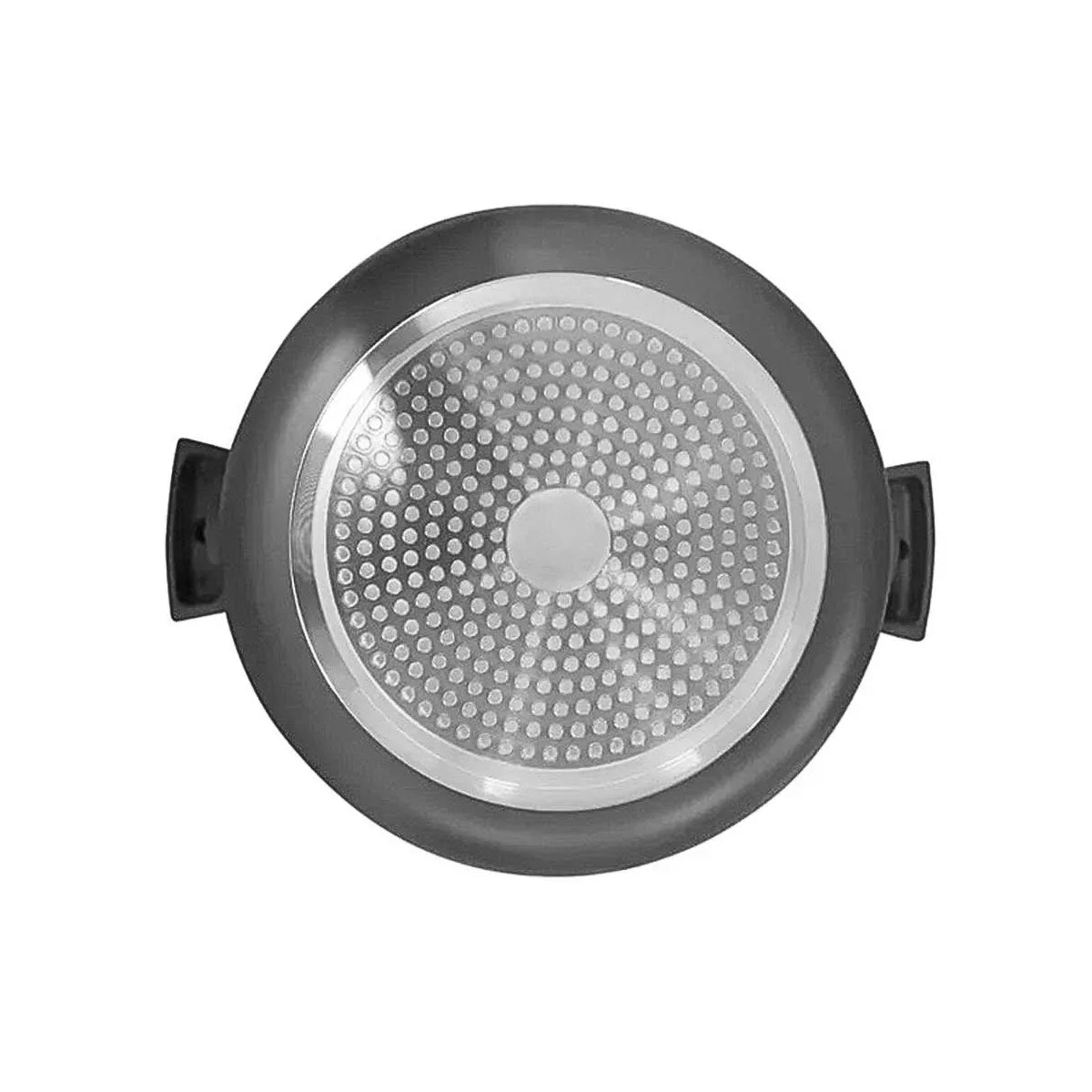 Panela Cacarola Com Tampa Inducao 4,5L 24X11Cm Hercules PA300-C24MA - Loja Do Thor