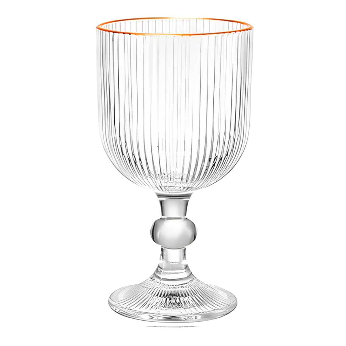 Jogo 6 Taças Graffiato com Borda Dourada 370ml – Hauskraft