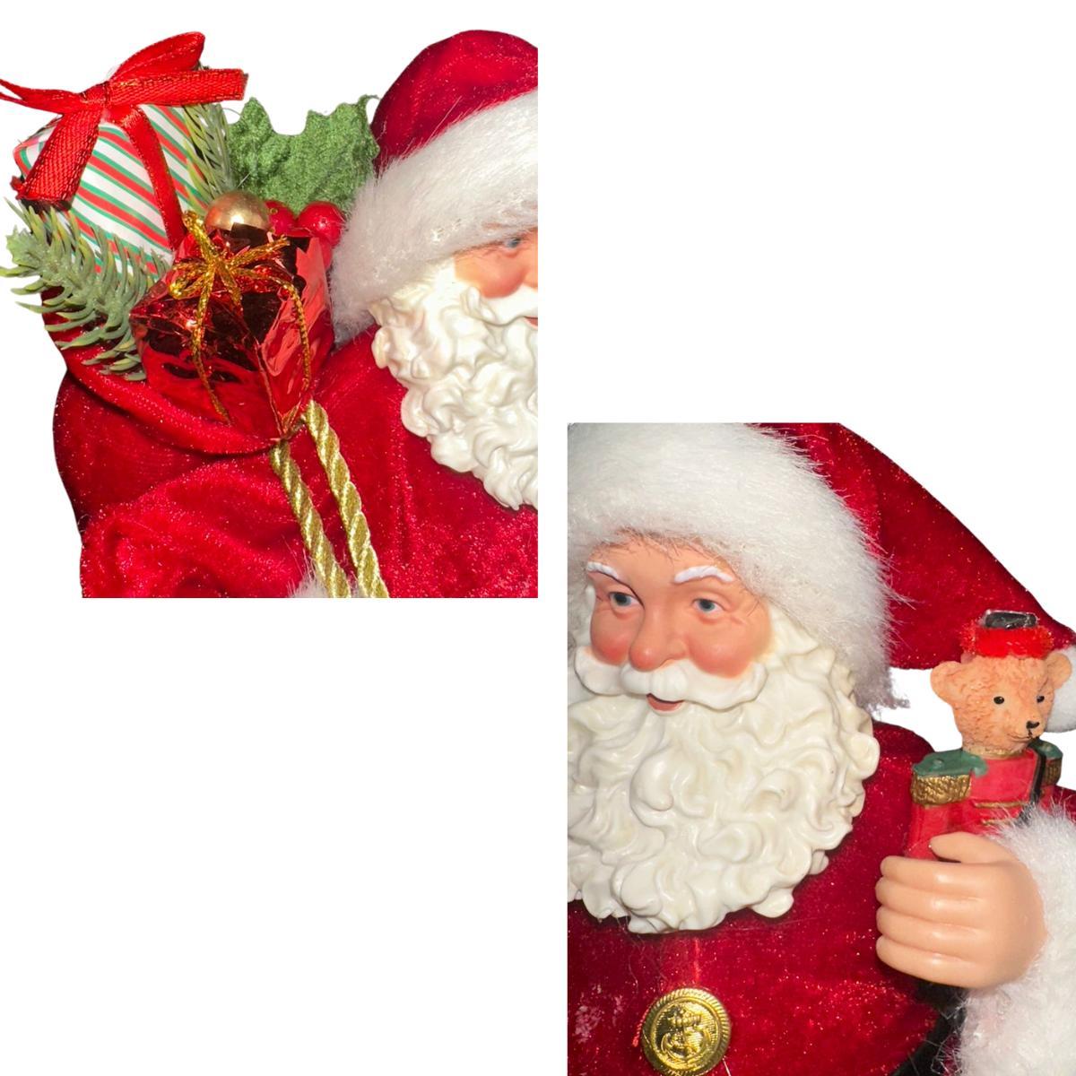 PAPAI NOEL COLECTION 30CM SACO PRESENTES