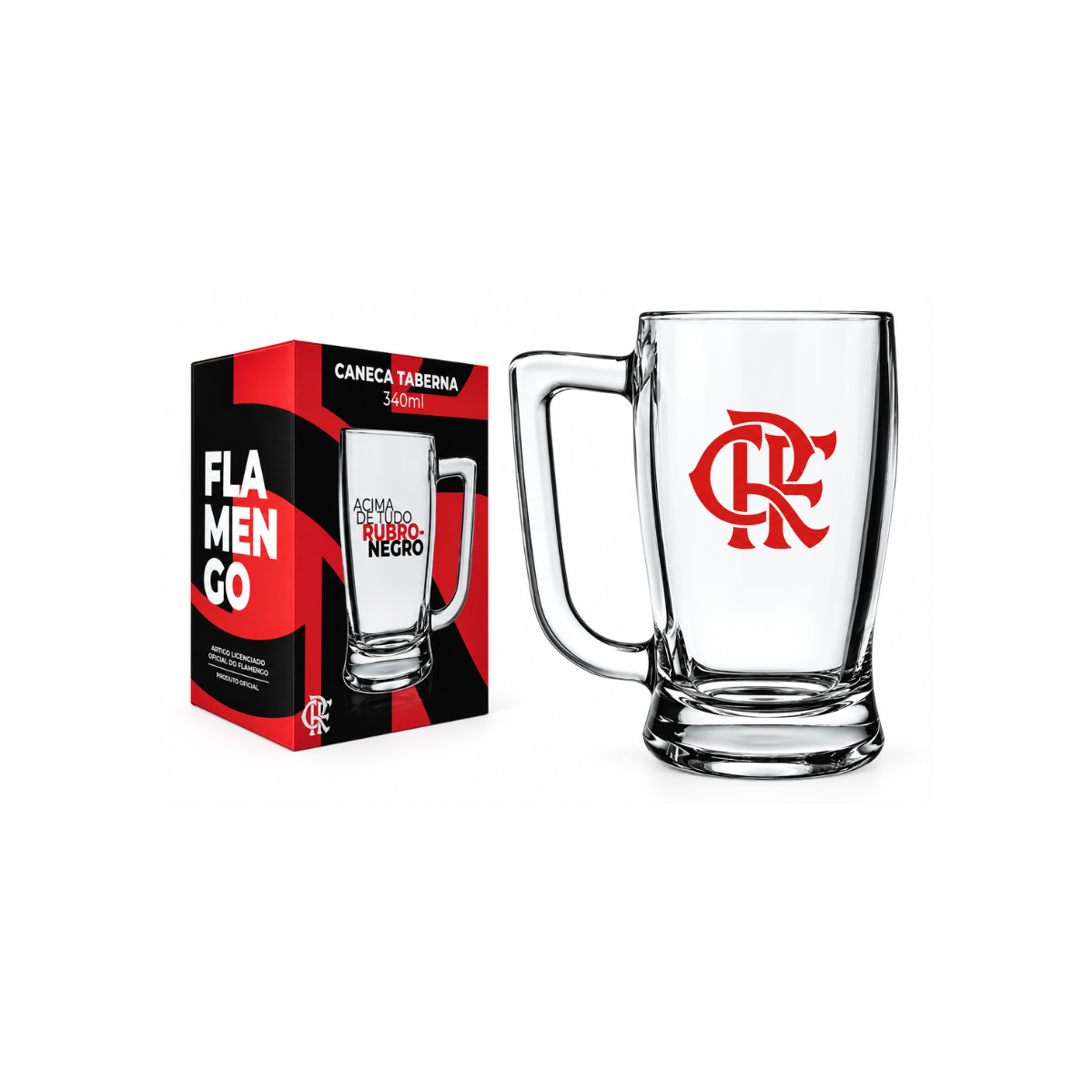 Caneca Taberna 340ml Flamengo- Allmix