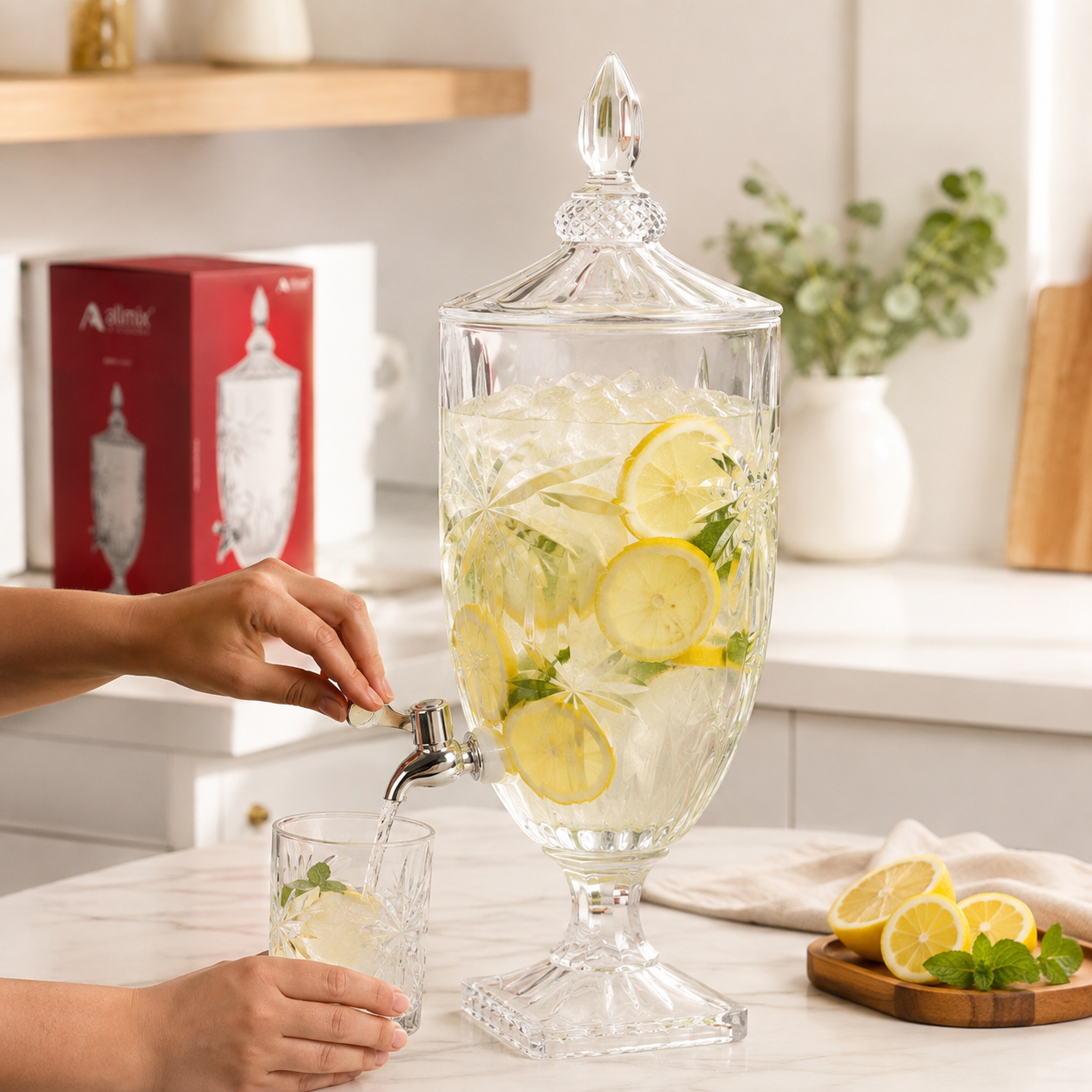 Suqueira De Vidro Palmeira 4500ML – 10147 Allmix