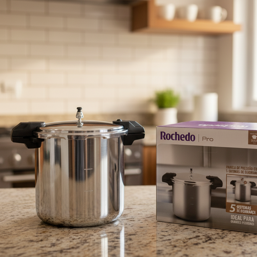 Panela de Pressão de Alta Capacidade Rochedo Pro 20,8L