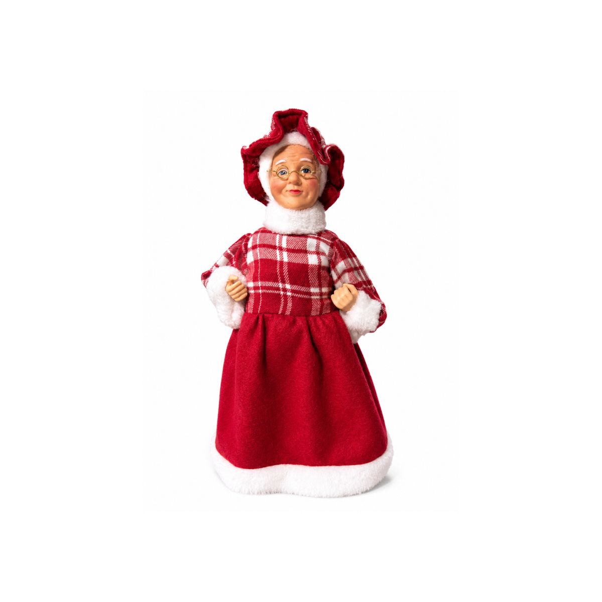 Mamãe Noel  Branco Com Vermelho 30 cm - Grillo 65591-045