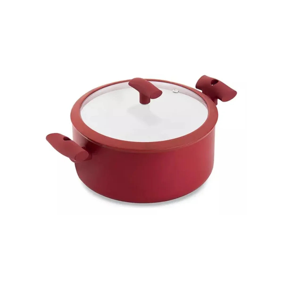 Conjunto De Panela 4PC Vermelha Hercules PA300-4VM - Loja Do Thor