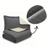 Jogo De Cobre Leito Casal 3 Peças  Classic Cinza - Rio Home