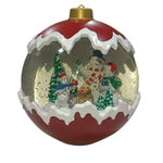 Globo De Natal Decorativo C/LED 16,3X15X15cm Colorido 820180 - Loja Do Thor