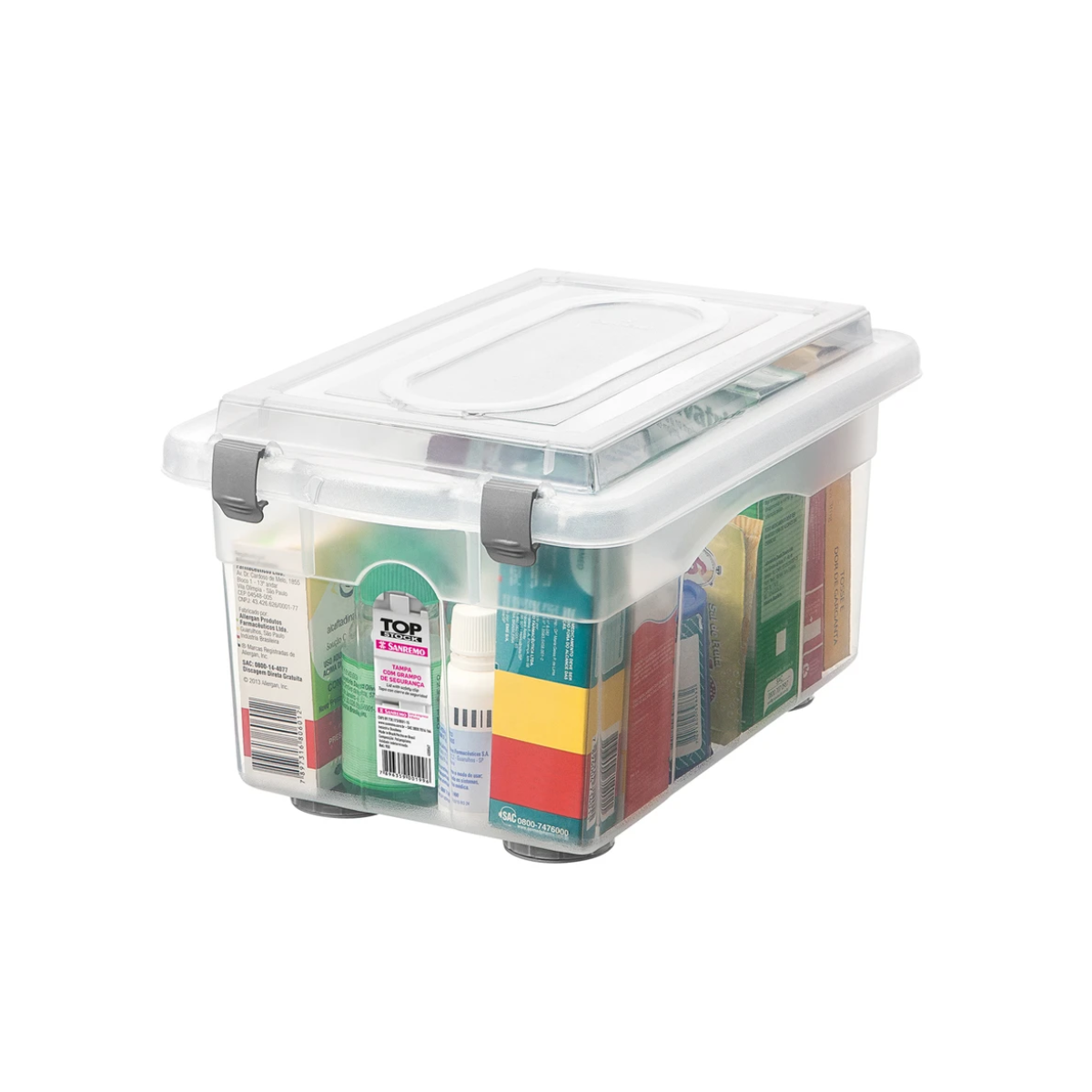 Caixa Organizadora 4,3 L Rígida Top Stock - Sanremo
