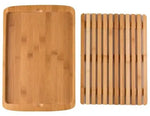 Tábua Migalheira com Bandeja Bambu Cortar Pão Papa Migalhãs - Loja Do Thor