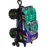 Mochila De Rodinhas 3D Maxtoy Hulk Monster Trucks Colorido 3850HM24