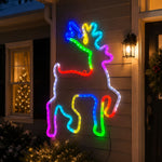 Armação Rena 52cm 144 Leds RGB Global - 21046