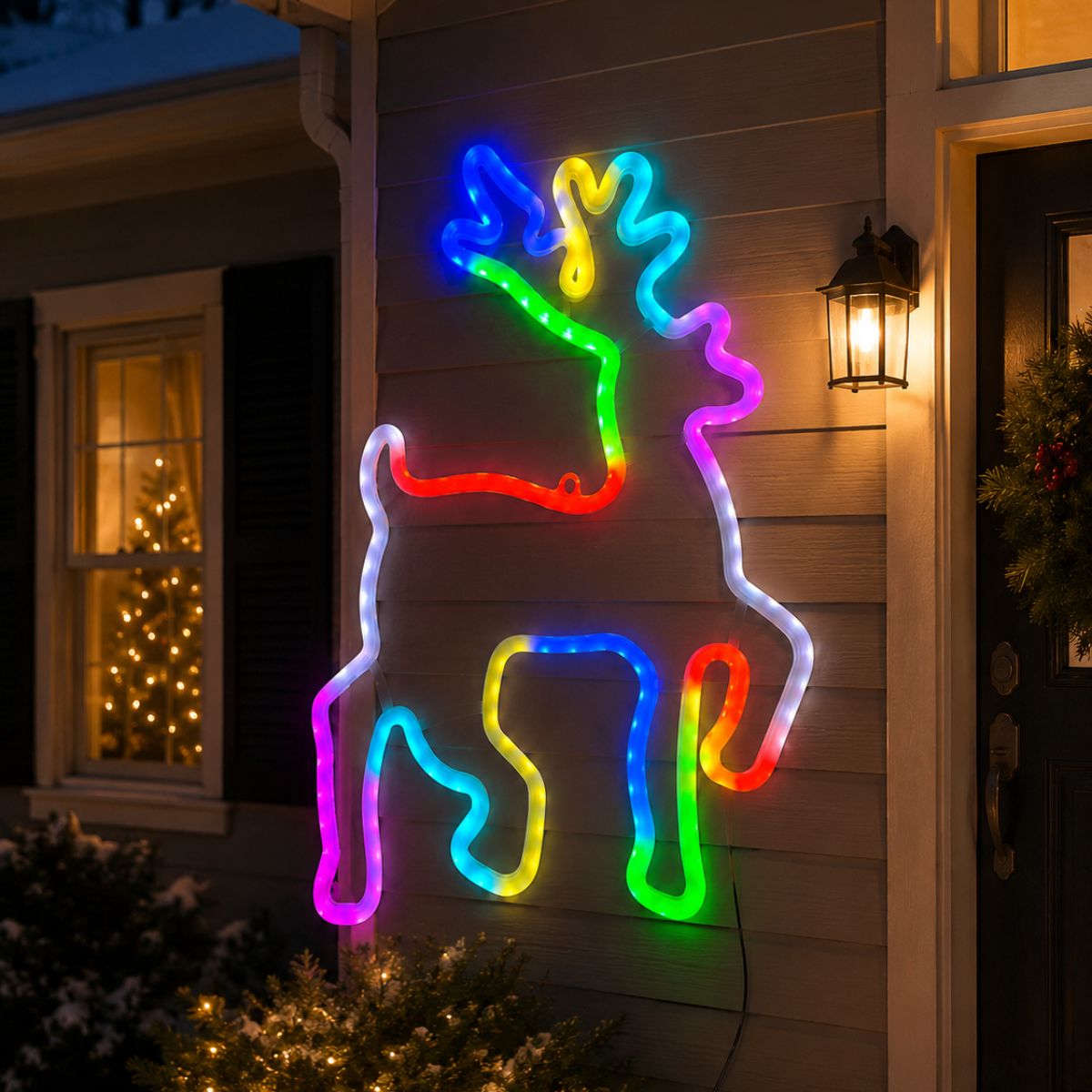 Armação Rena 52cm 144 Leds RGB Global - 21046