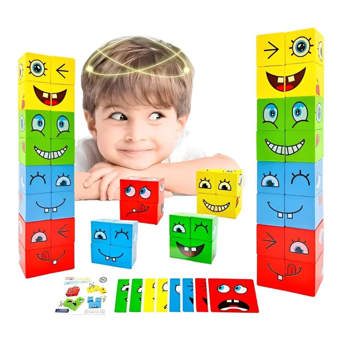 Brinquedo Educativo Cubo Das Emocoes - Loja Do Thor