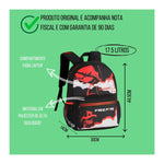 Mochila De Costas free Fire Vermelho 17,5 UP FR2487