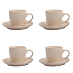 Conjunto de 4 Xícaras 280ML Off White -Wellmix