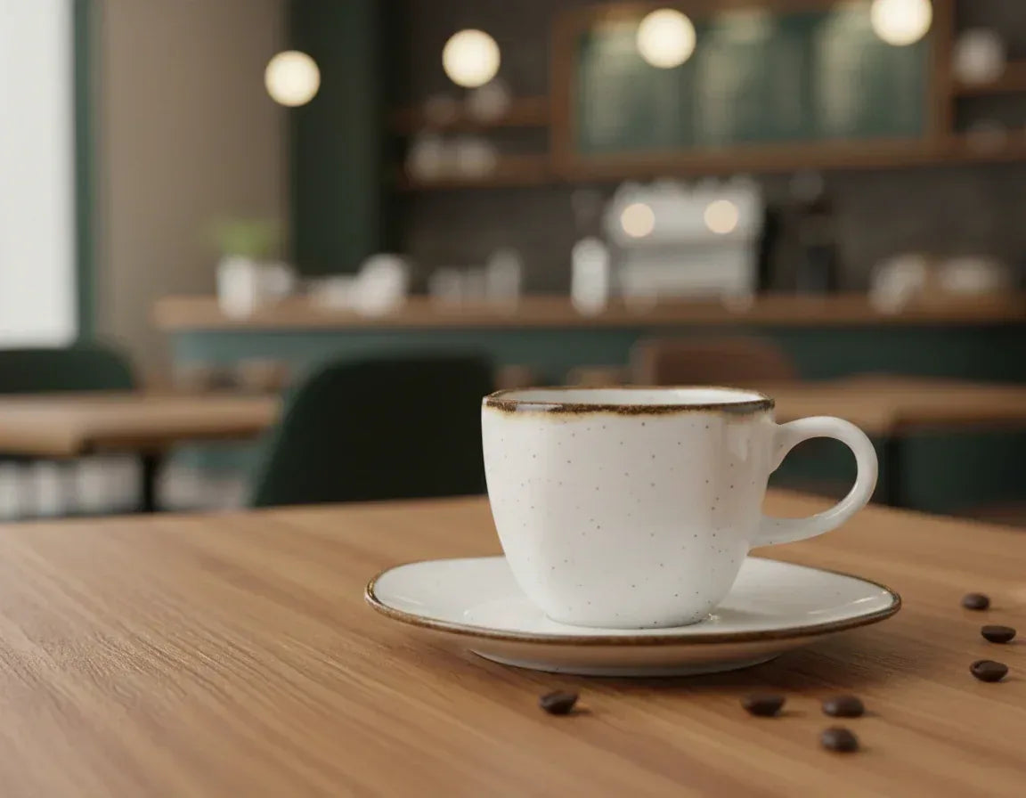 6 Xícaras De Chá Ryo Maresia Com Pires Oxford - Loja Do Thor