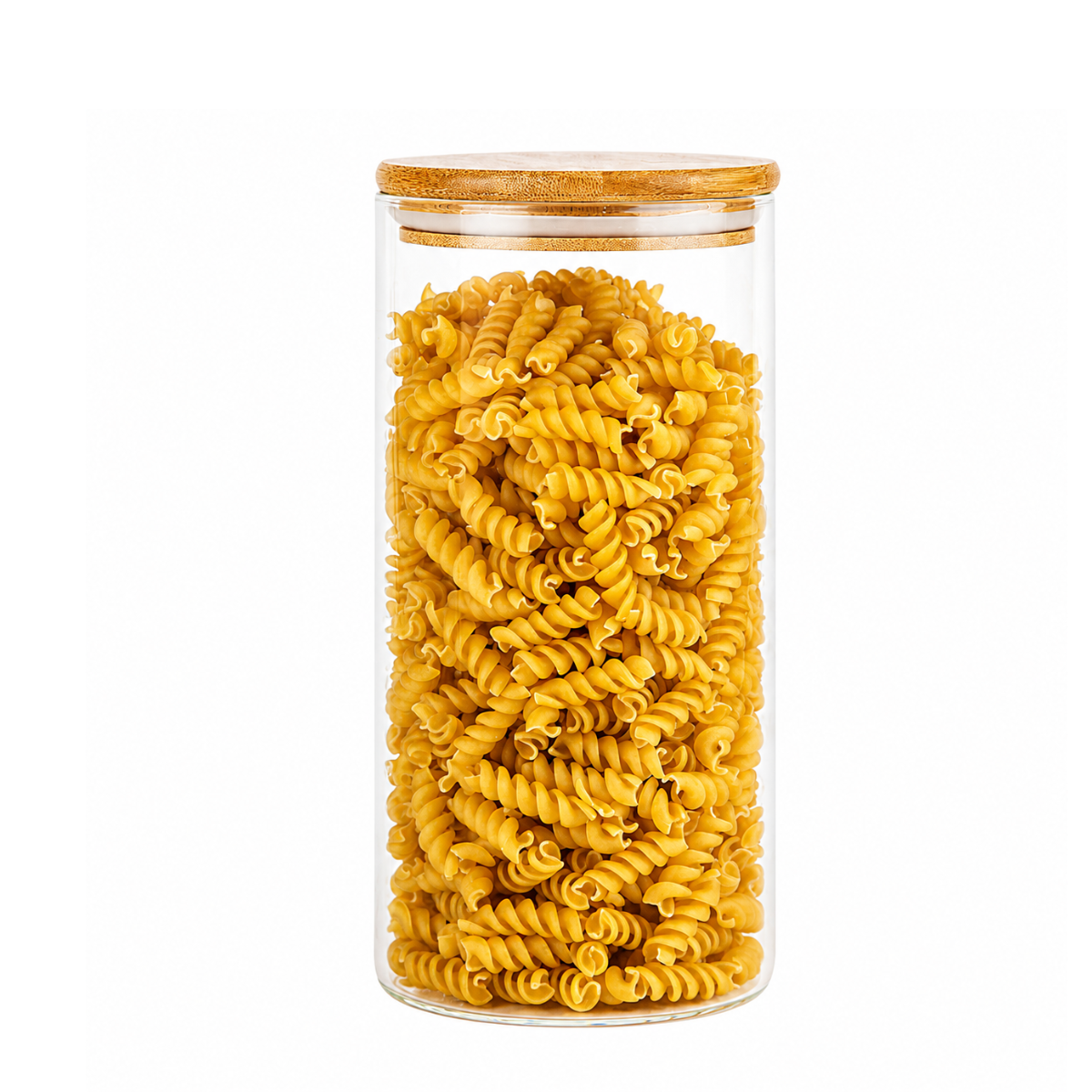 Pote De Vidro Bambu  1400ML  Mori MR1244