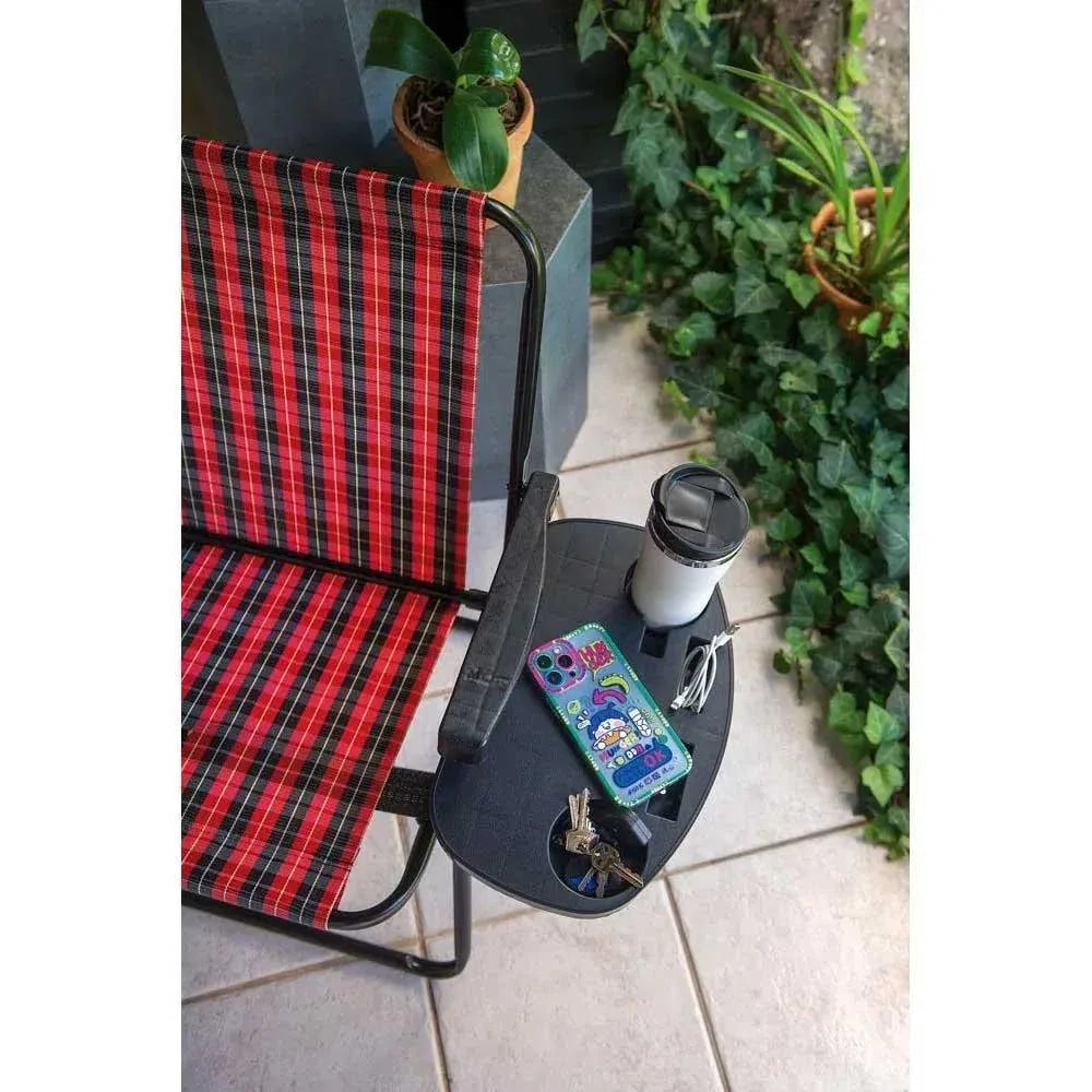 Mesa Portátil Para Cadeira De Praia Mor Ref.002469 - Preto - Loja Do Thor