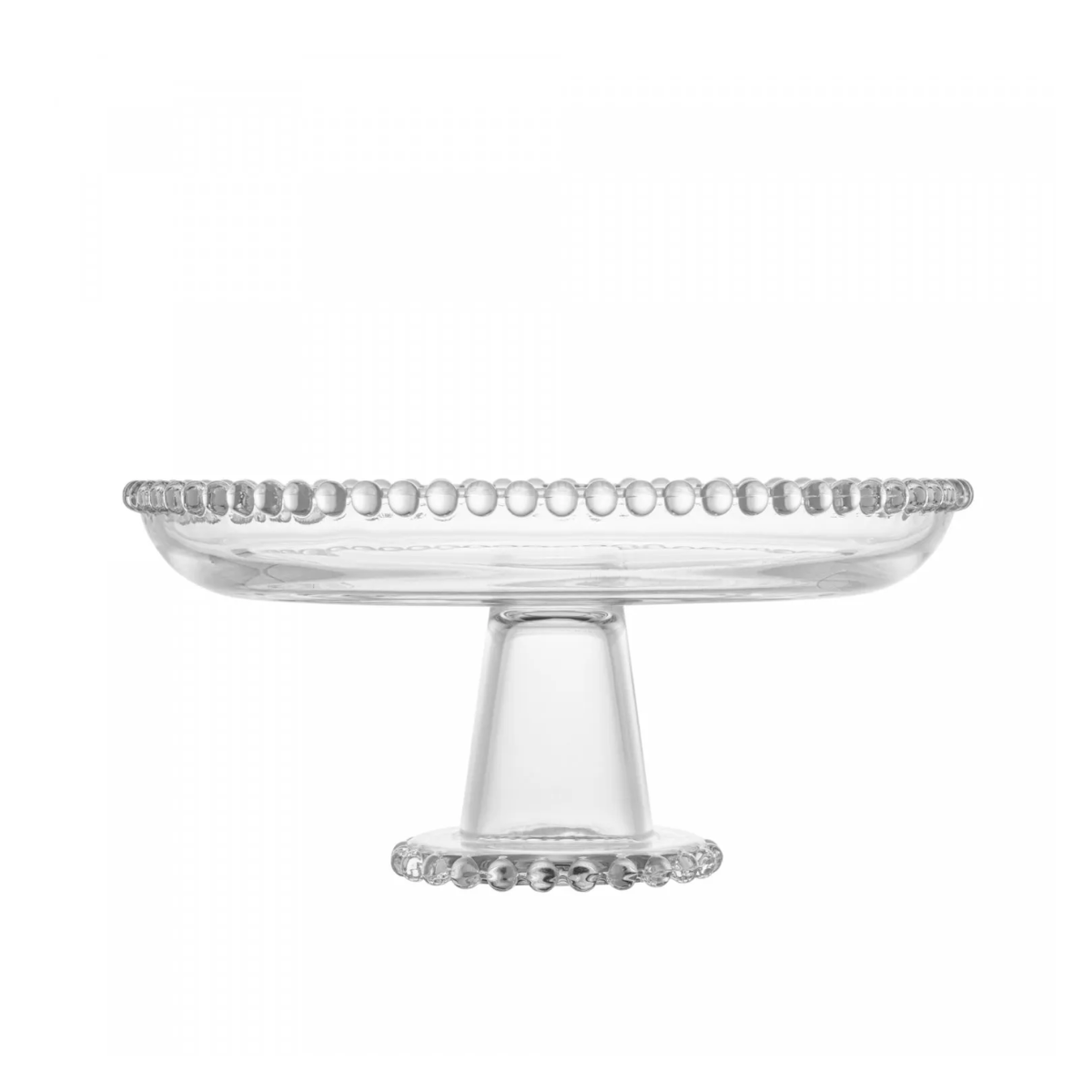 Prato de Cristal com Pé Pearl 20cm x 9cm - Wolff