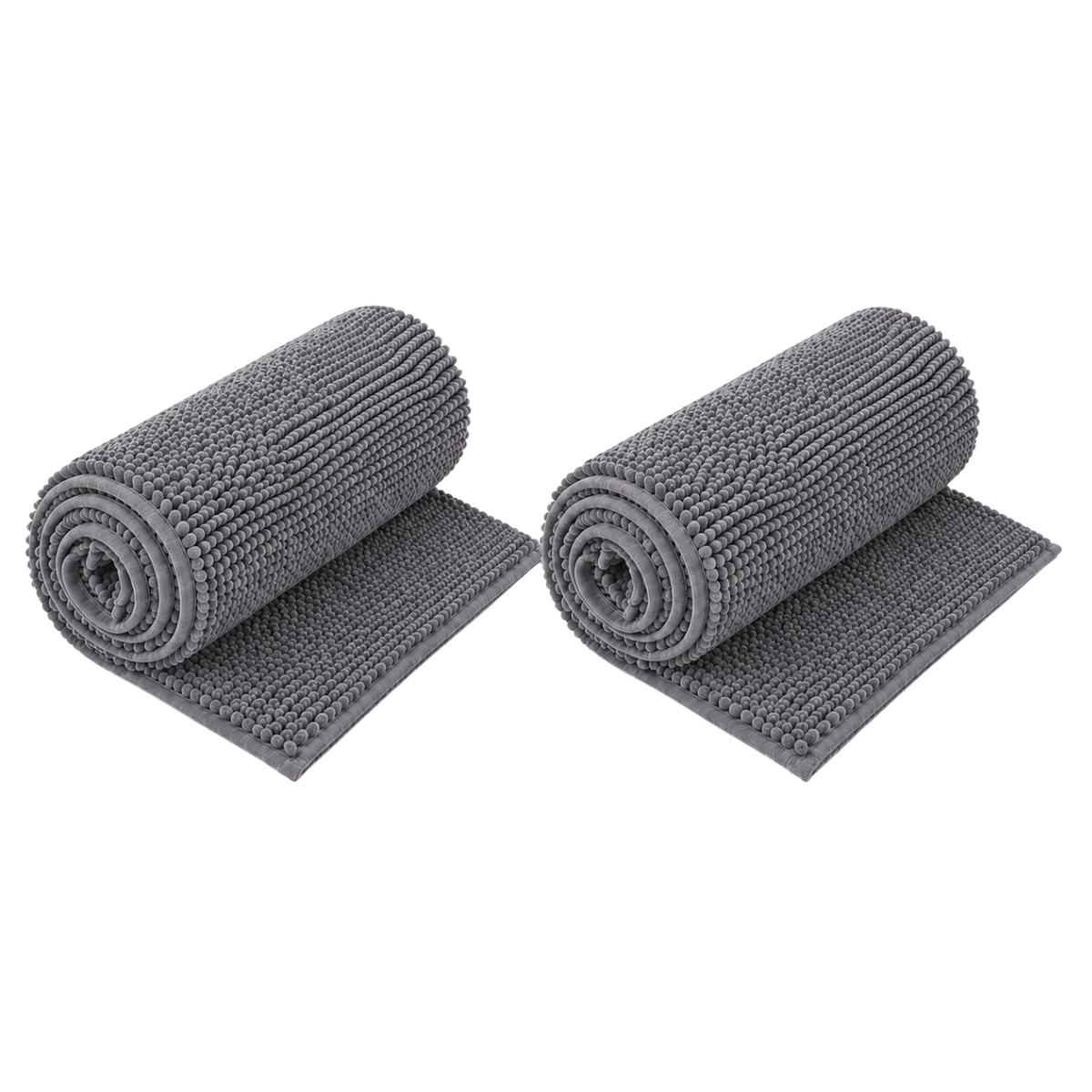 Conjunto de 2 Passadeiras Dallas Cinza 40 cm x 1,00m Corttex
