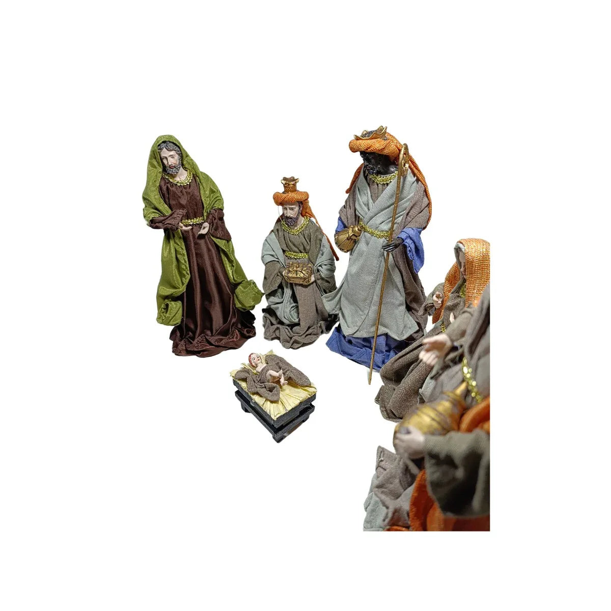 Presepio de Natal Plus Rustico Color 6 Peças Magizi 27642 - Loja Do Thor