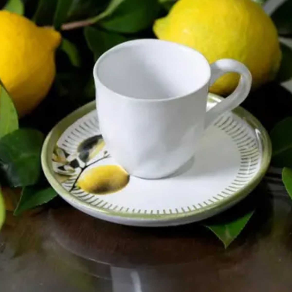 Jogo de 6 Xícaras  De Chá Bio Lemon  -Porto Brasil