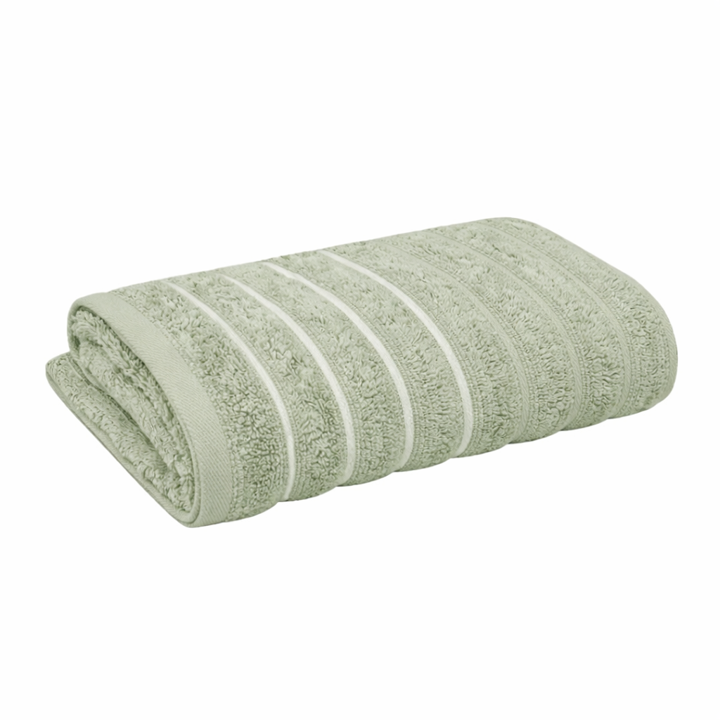 Toalha de Banho Jacquard Wave Verde  - Corttex