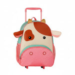 Mochila Carrinho Infantil Escolar Vaquinha