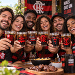 Conjunto de 6 Copos Americanos 190ml Flamengo-Allmix