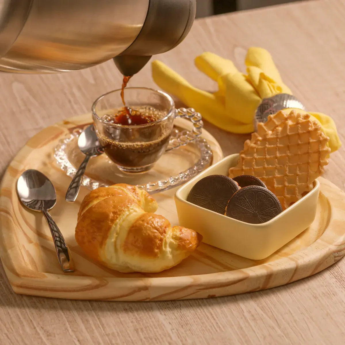 Conjunto 4 Xícaras de Chá Com Pires Coração Pearl 180ml - Loja Do Thor