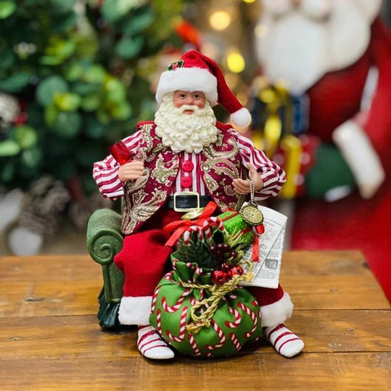Papai Noel Sentado No Sofa 28cm - Magizi 29001 - Loja Do Thor