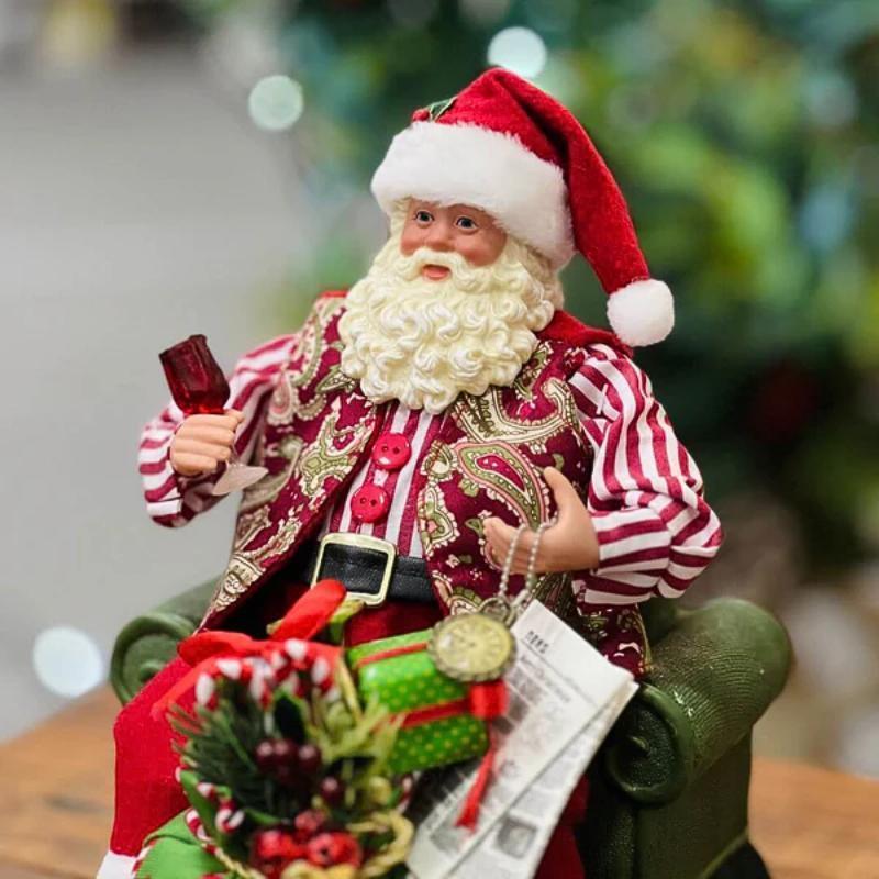 Papai Noel Sentado No Sofa 28cm - Magizi 29001 - Loja Do Thor