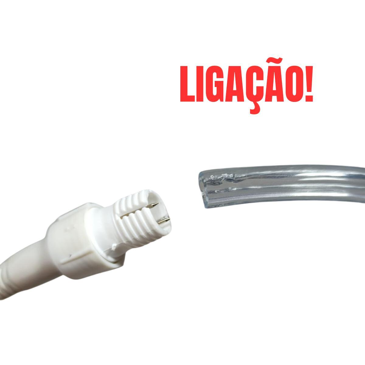 Mangueira de Led 7100W 10,5MM Branco 100M