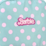 Mochila De Costas Barbie Verde E Rosa Bolinhas - Luxcel