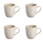 Conjunto com 4 Canecas Orgânico Latte 273ml - Porto Brasil