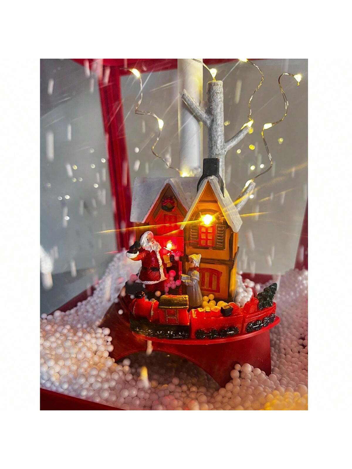 Poste De Natal C/ Musica E Neve VM  1.85CM NTD26006