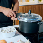 Panela Pressão Indução Antiaderente Brinox 5,4L Ceramic Life - Loja Do Thor