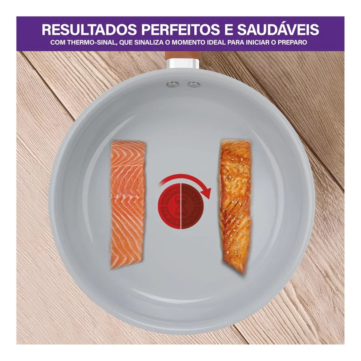 Jogo De Panelas 5 PCS Rochedo Ceramic Rose Gold C464S984 - Loja Do Thor