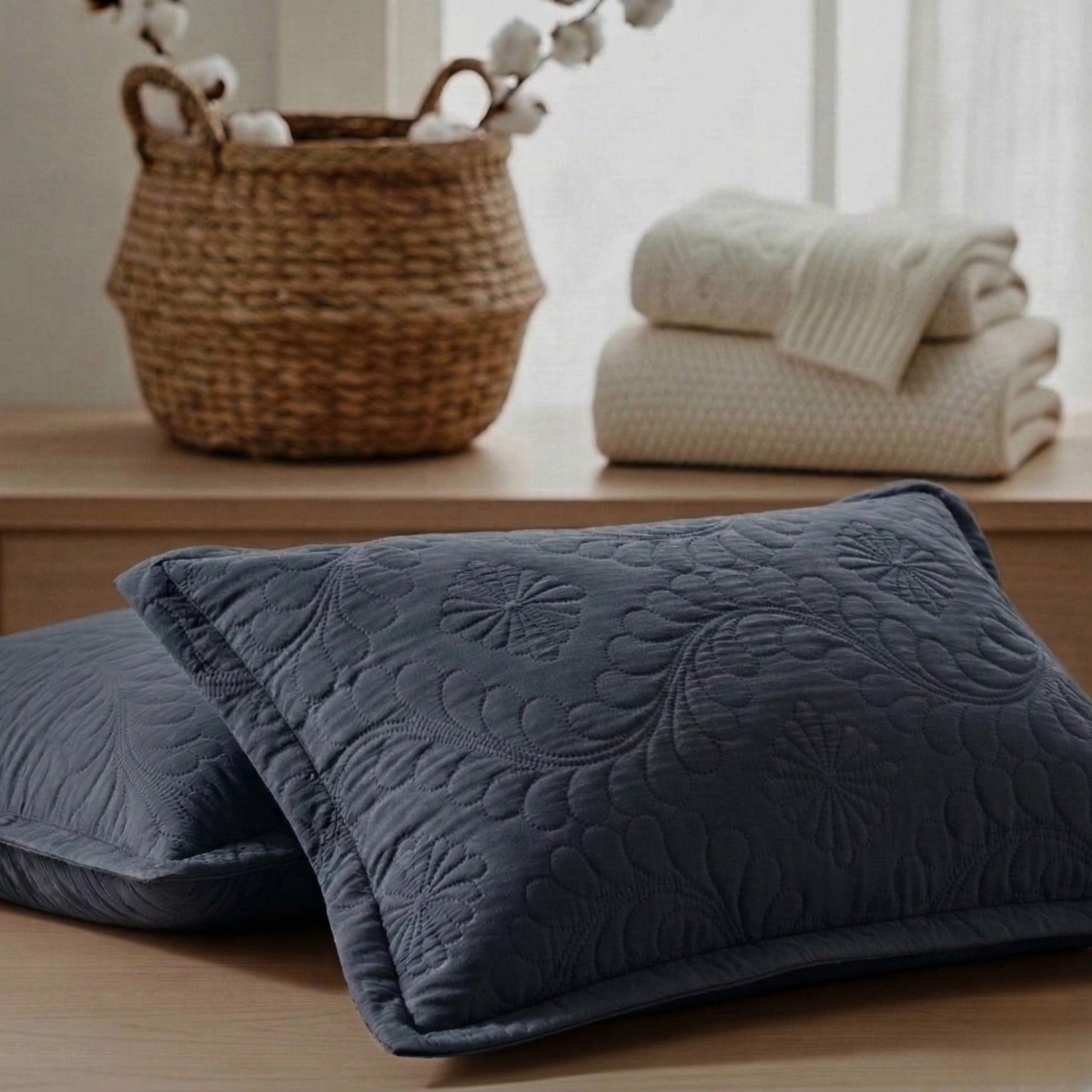 Porta Travesseiro Cinza Escuro 50x70CM Jolitex 160822001J3999