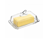 Manteigueira de Cristal Retangular com Tampa Bird -Wolff