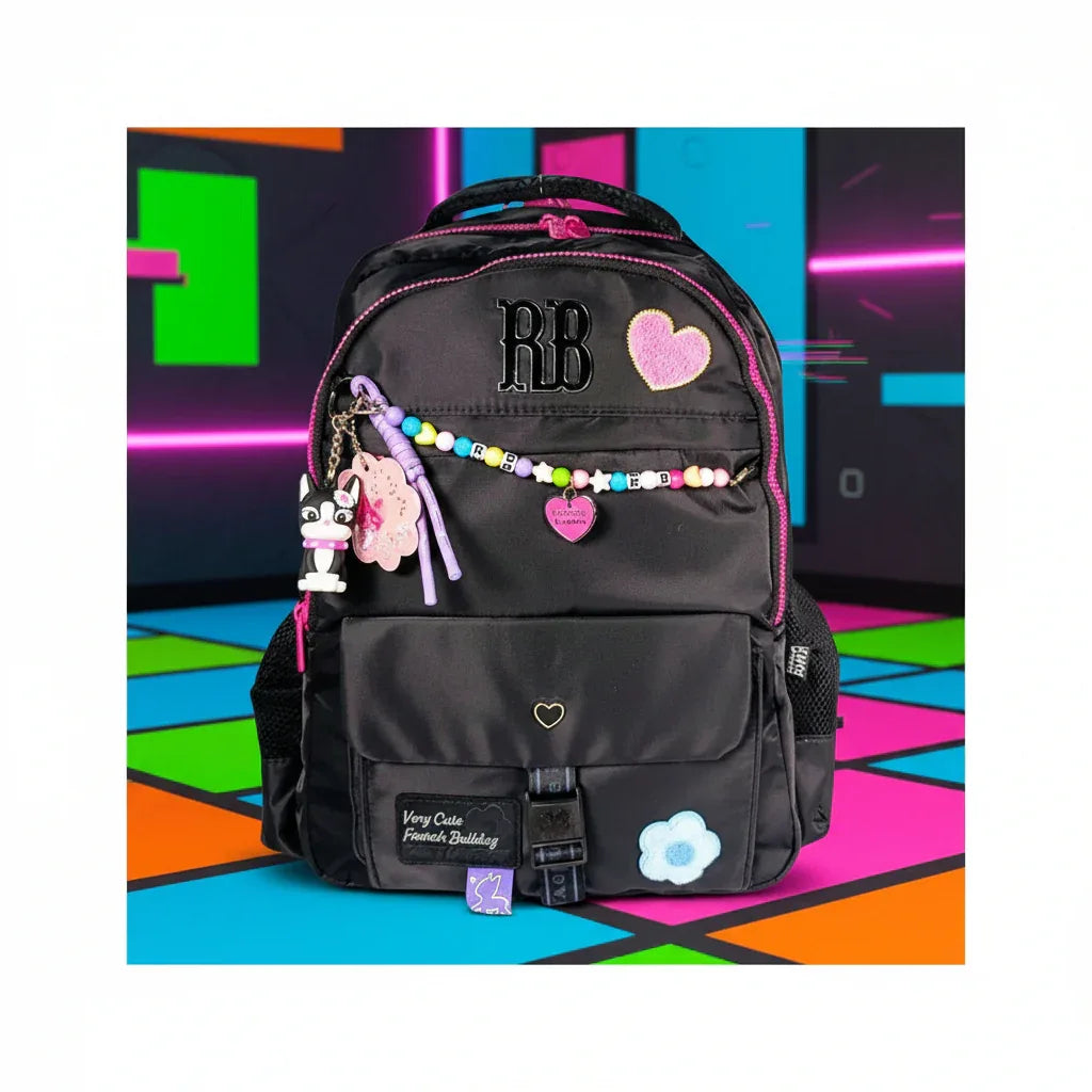 Mochila De Costas Preta Rebecca Bonbon 17,5 RB24595 - Loja Do Thor